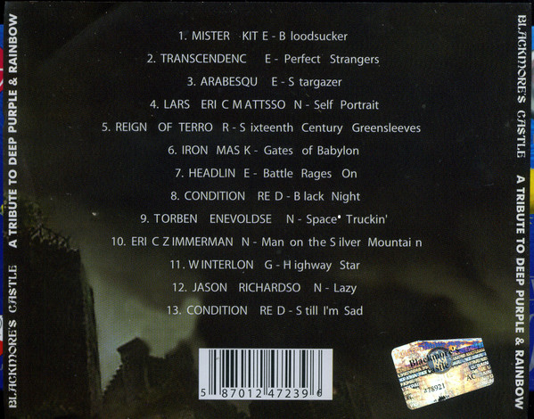 CD BACK COVER - CD BACK COVER - BLACKMORES CASTLE - Deep Purple  Rainbow Tribute.bmp