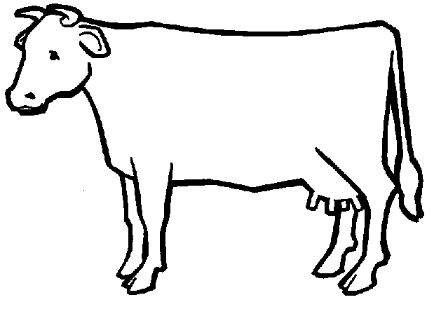 Kolorowanki i Labirynty - krowa2.gif