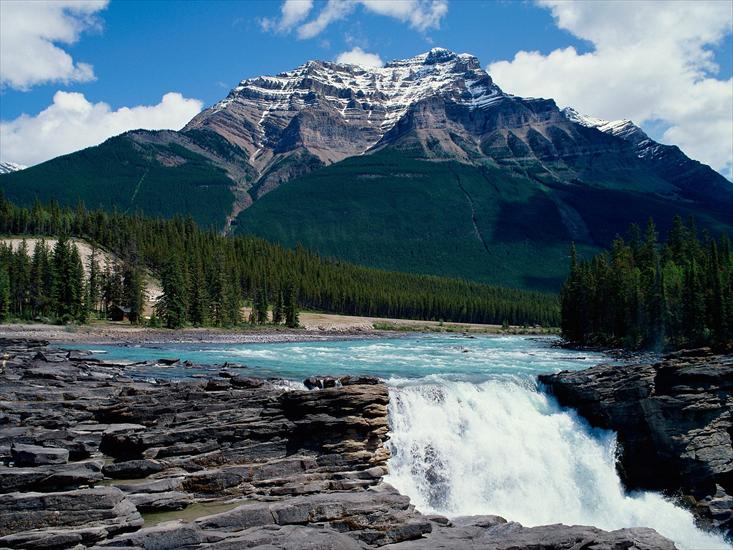 góry - Athabasca Falls, Jasper National Park, Alberta, Canada.jpg