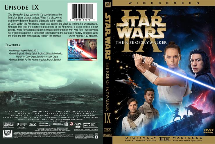 Kolekcja Gwiezdne wojny 1977-20... - Gwiezdne wojny Część IX. Skywalker. Odrod...rs Episode IX. The Rise of Skywalker 2019.jpg
